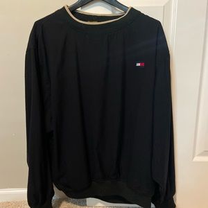 Tommy Hilfiger Black Wind Breaker Crewneck